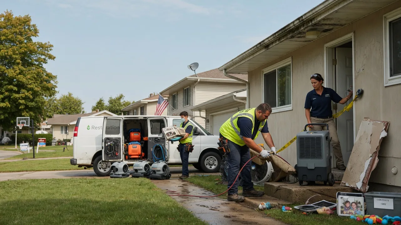 Water Damage Restoration in Emington, IL near me